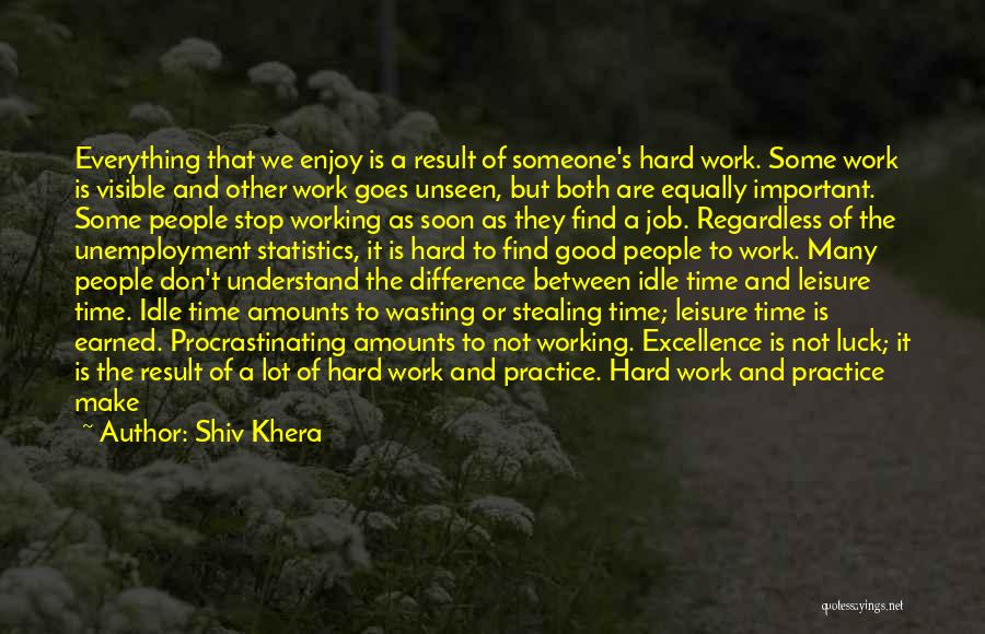 Accomplishments At Work Quotes By Shiv Khera