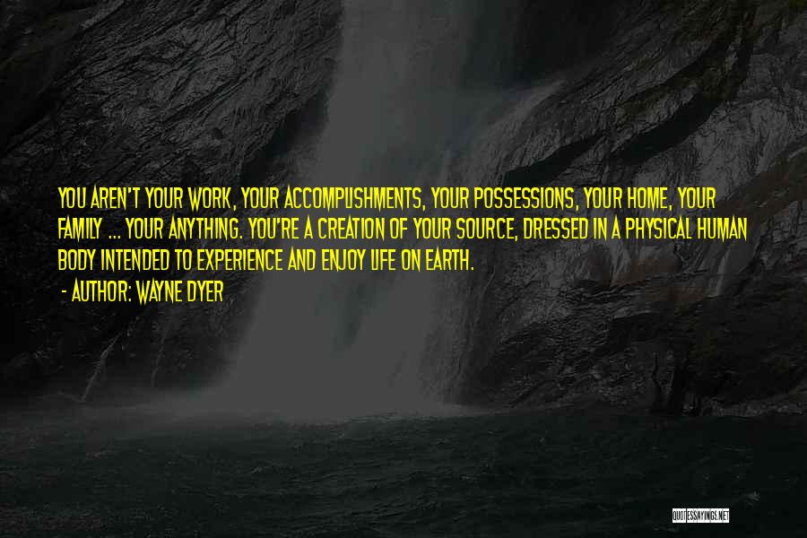Accomplishments At Work Quotes By Wayne Dyer