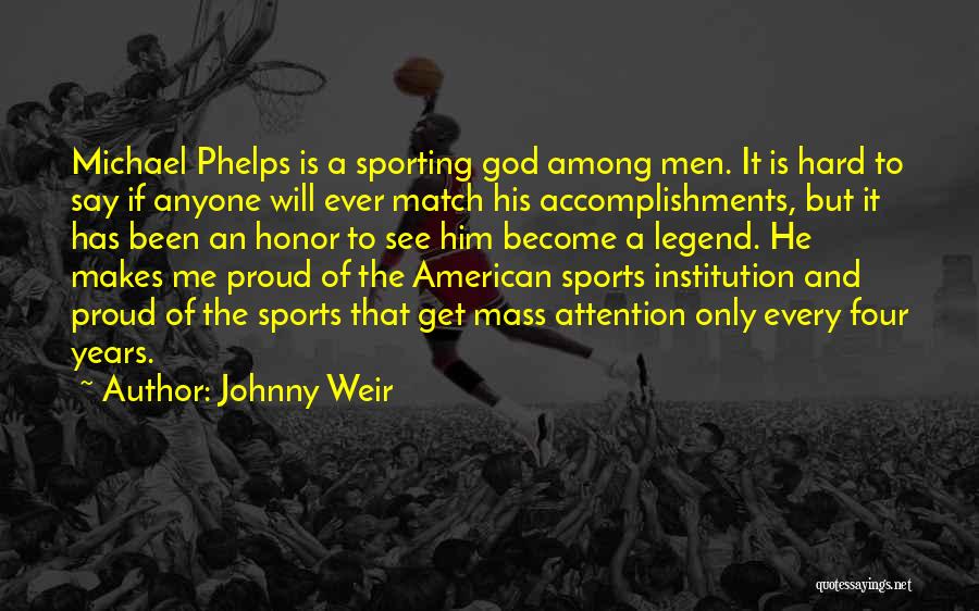 Accomplishments In Sports Quotes By Johnny Weir