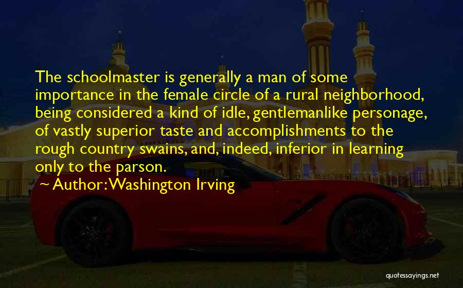 Accomplishments Quotes By Washington Irving