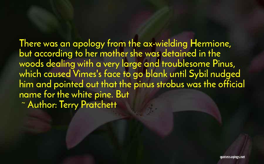 According To Him And Her Quotes By Terry Pratchett