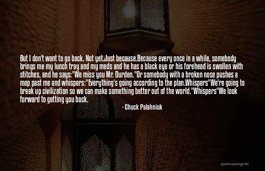 According To Plan Quotes By Chuck Palahniuk