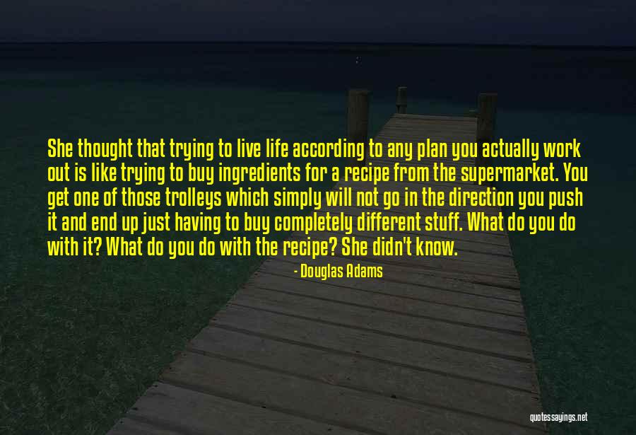 According To Plan Quotes By Douglas Adams