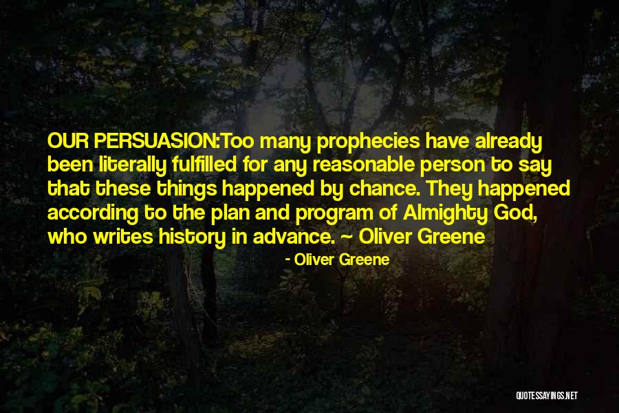 According To Plan Quotes By Oliver Greene