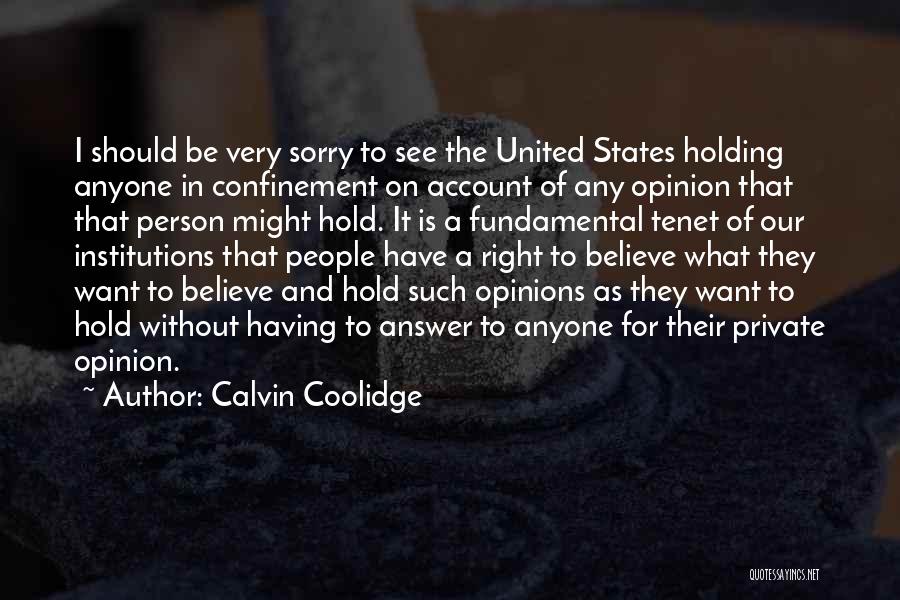 Account For Quotes By Calvin Coolidge