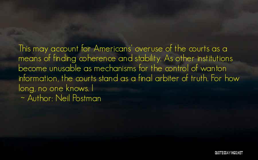 Account For Quotes By Neil Postman