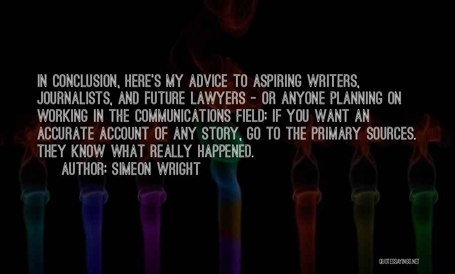 Account Planning Quotes By Simeon Wright