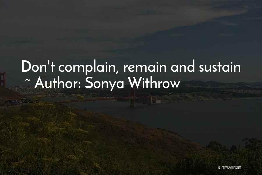 Accountability And Ownership Quotes By Sonya Withrow