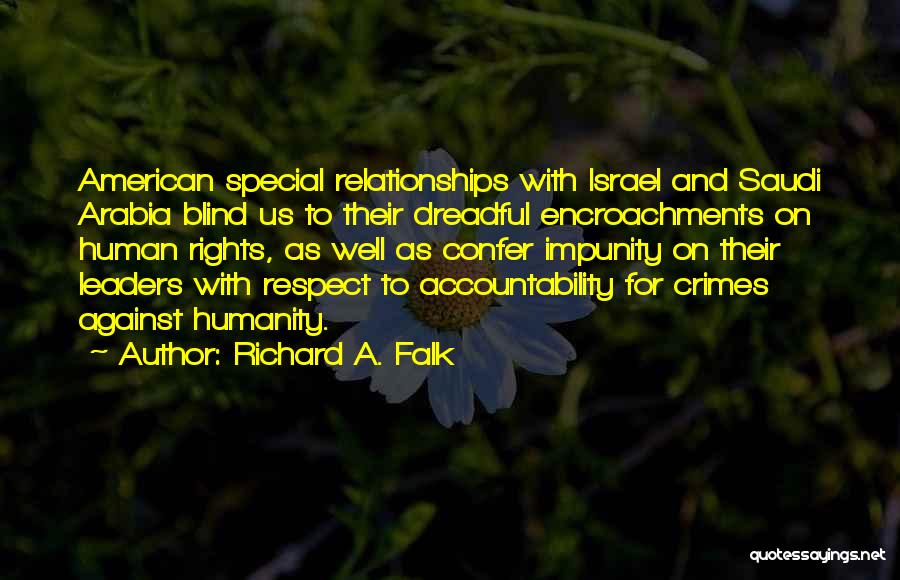 Accountability In Relationships Quotes By Richard A. Falk