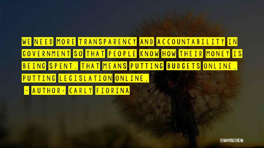 Accountability Quotes By Carly Fiorina