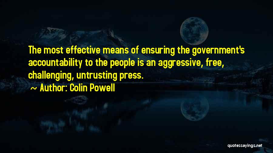 Accountability Quotes By Colin Powell