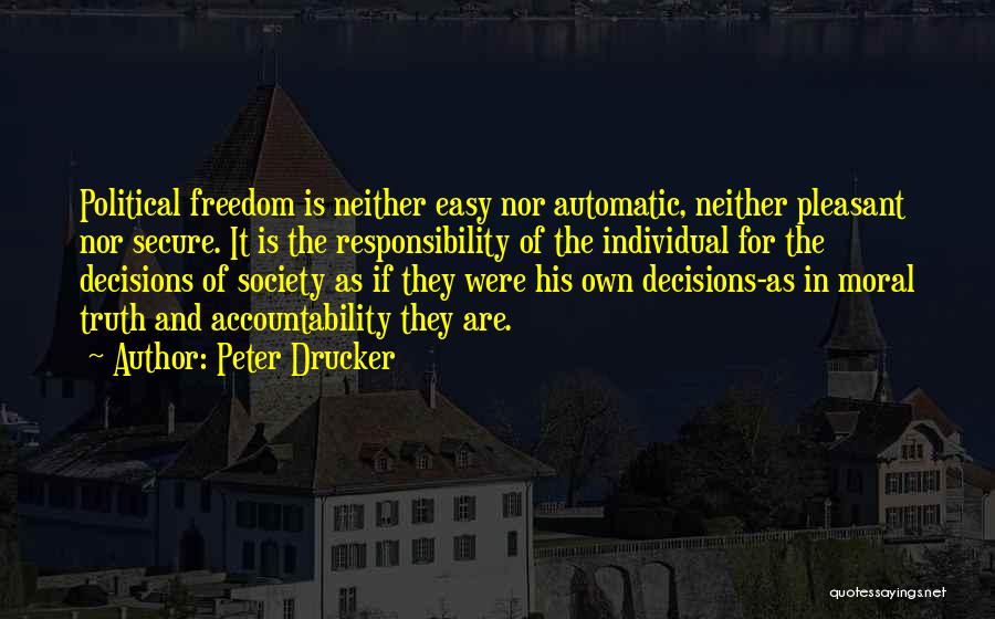 Accountability Quotes By Peter Drucker