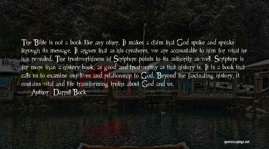 Accountable Bible Quotes By Darrell Bock