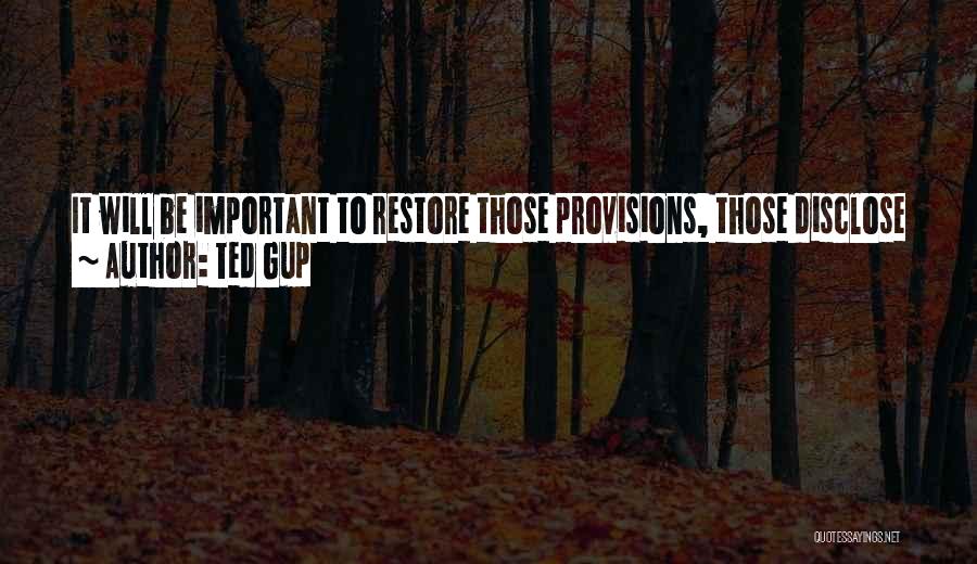 Accountable Quotes By Ted Gup