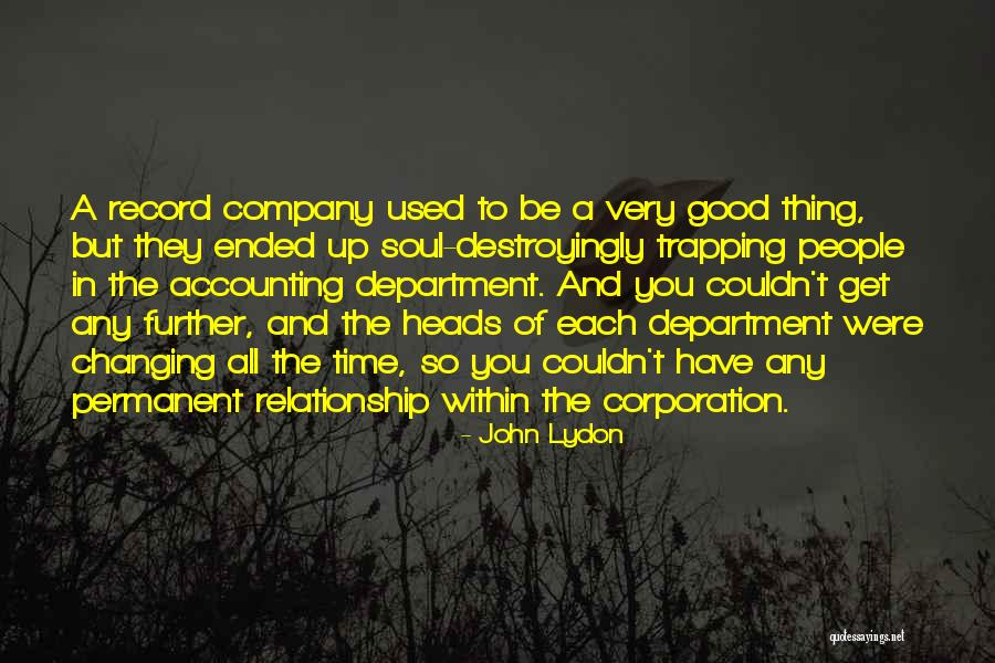 Accounting Department Quotes By John Lydon Accounting Department Quotes By John Lydon