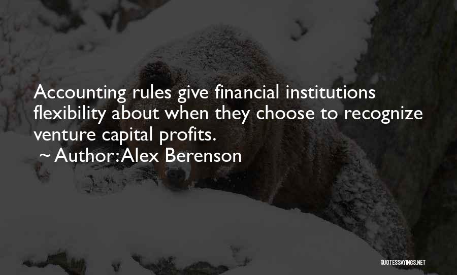 Accounting Quotes By Alex Berenson