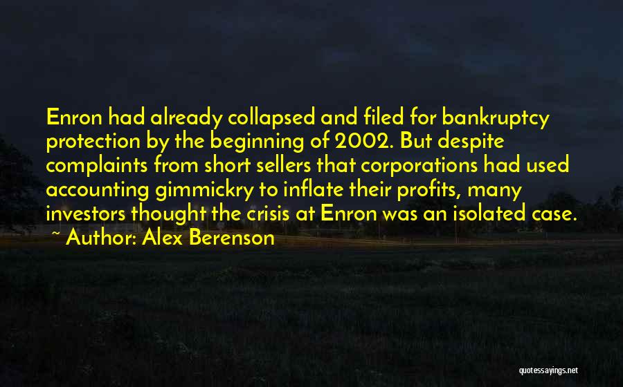 Accounting Quotes By Alex Berenson