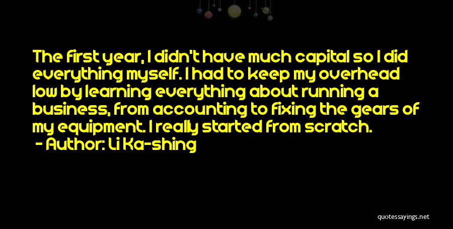 Accounting Quotes By Li Ka-shing