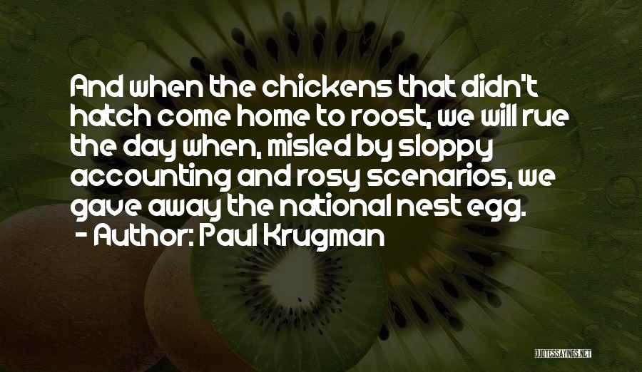 Accounting Quotes By Paul Krugman