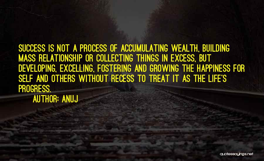 Accumulating Wealth Quotes By Anuj