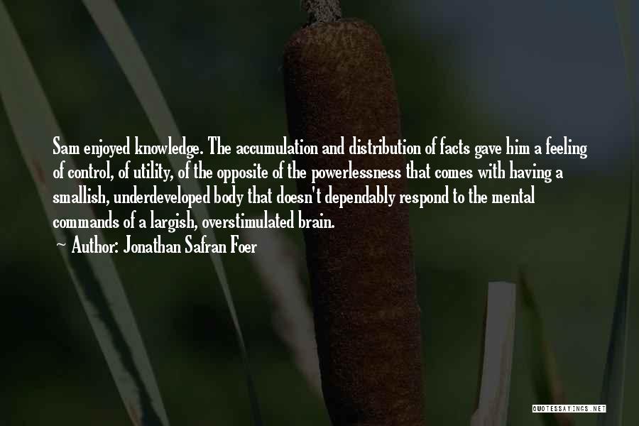 Accumulation Quotes By Jonathan Safran Foer