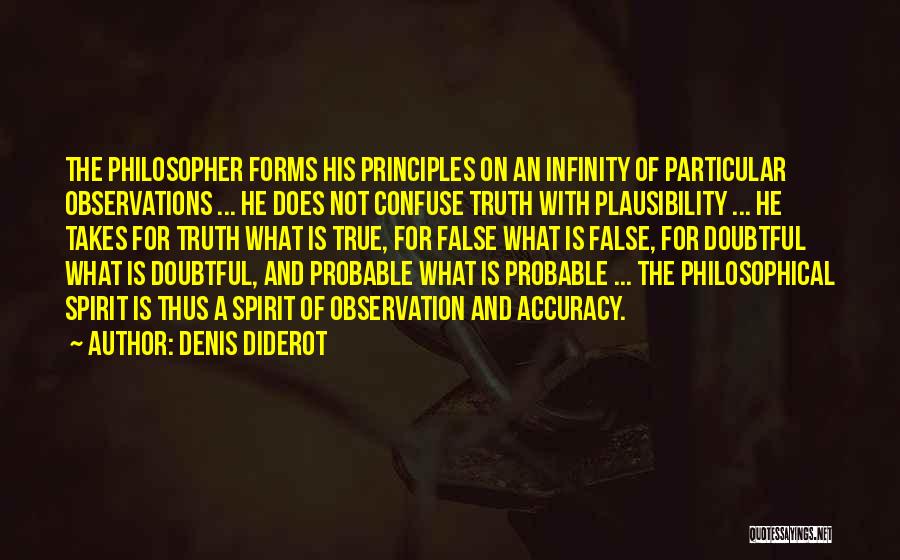 Accuracy Of Observation Quotes By Denis Diderot