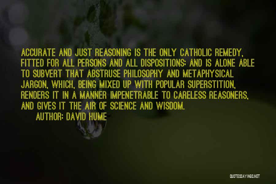 Accurate Quotes By David Hume