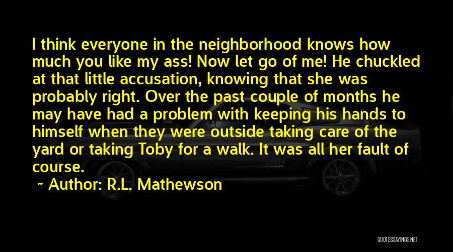 Accusation Quotes By R.L. Mathewson