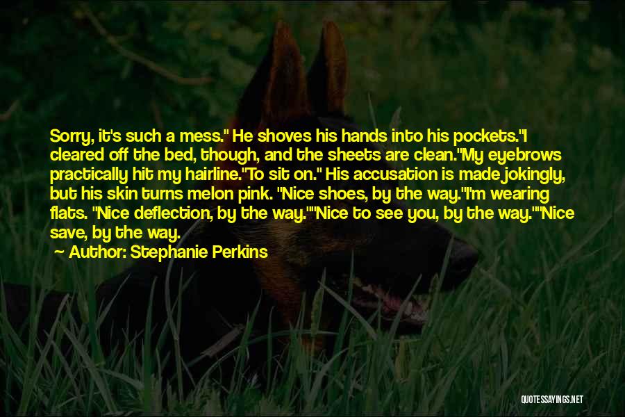 Accusation Quotes By Stephanie Perkins