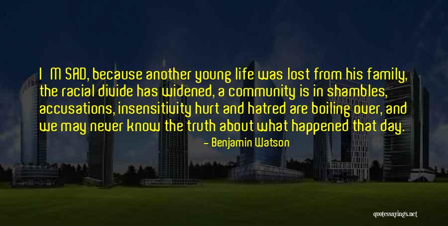 Accusations Quotes By Benjamin Watson Accusations Quotes By Benjamin Watson
