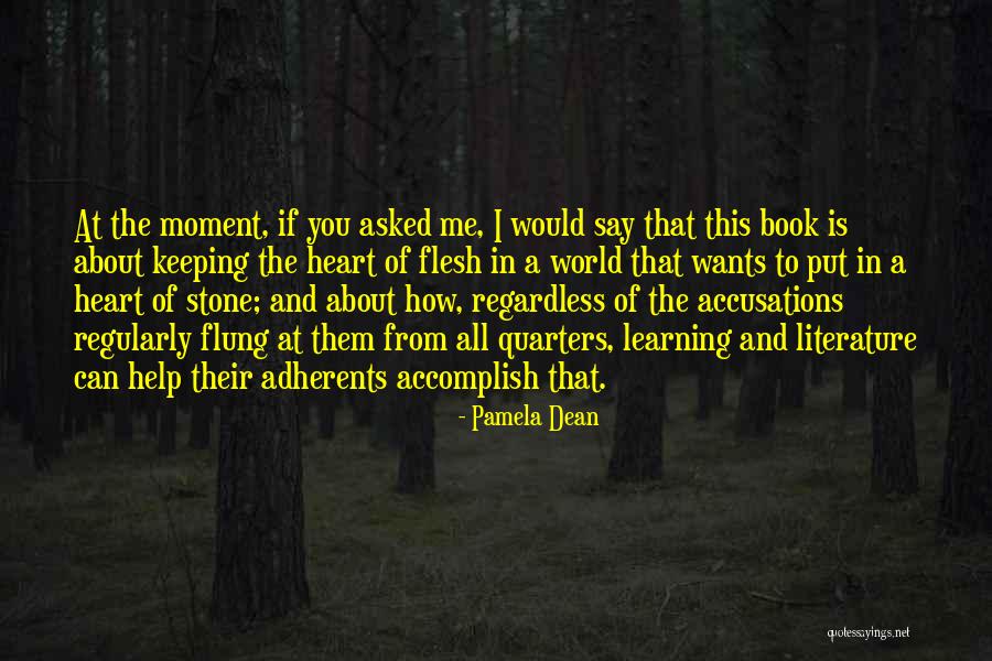 Accusations Quotes By Pamela Dean Accusations Quotes By Pamela Dean
