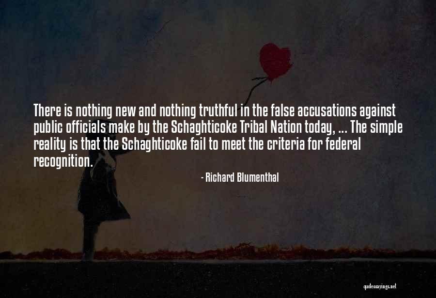 Accusations Quotes By Richard Blumenthal Accusations Quotes By Richard Blumenthal
