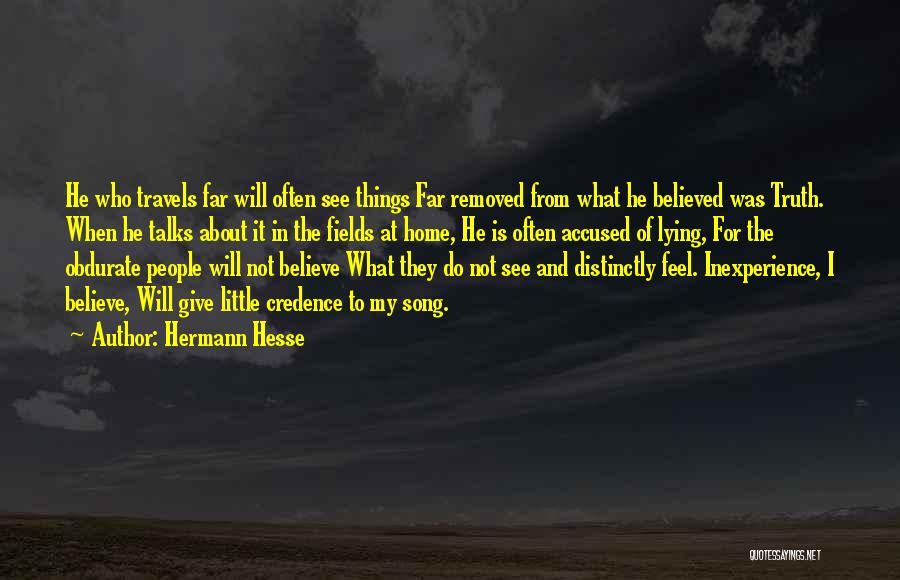 Accused Of Lying Quotes By Hermann Hesse