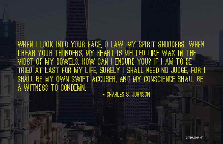 Accuser Quotes By Charles S. Johnson