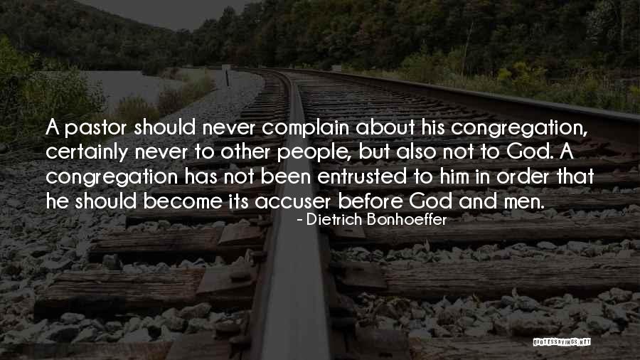 Accuser Quotes By Dietrich Bonhoeffer