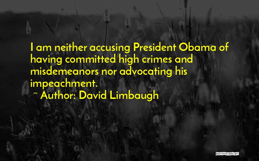 Accusing Someone Quotes By David Limbaugh