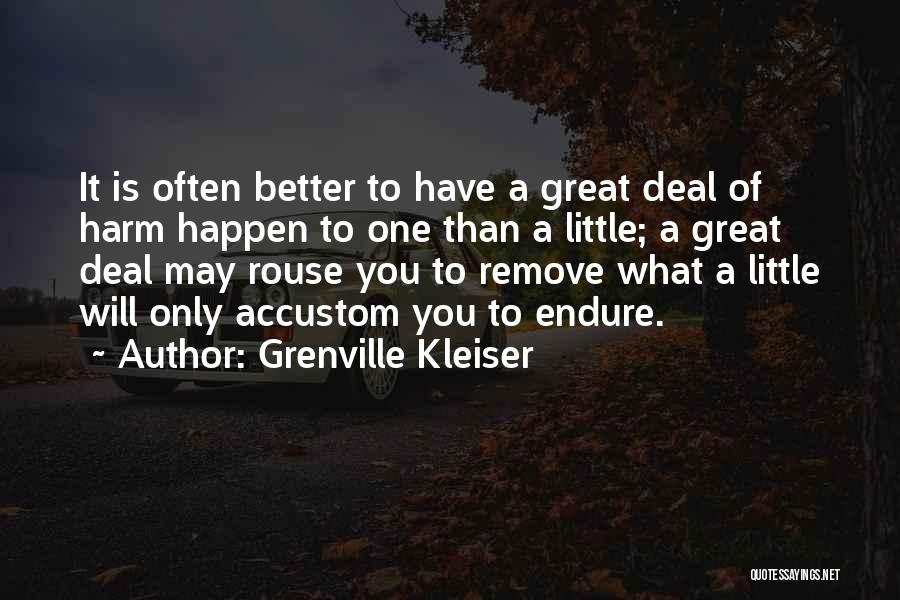 Accustom Quotes By Grenville Kleiser