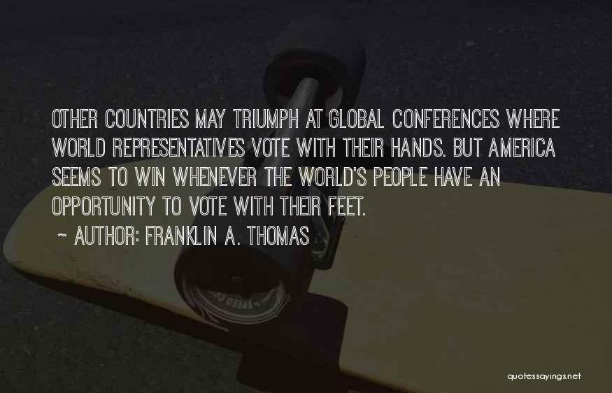 Ace Trappola Quotes By Franklin A. Thomas