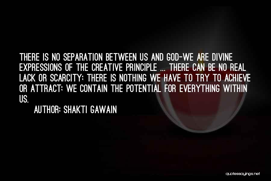 Achieve Potential Quotes By Shakti Gawain