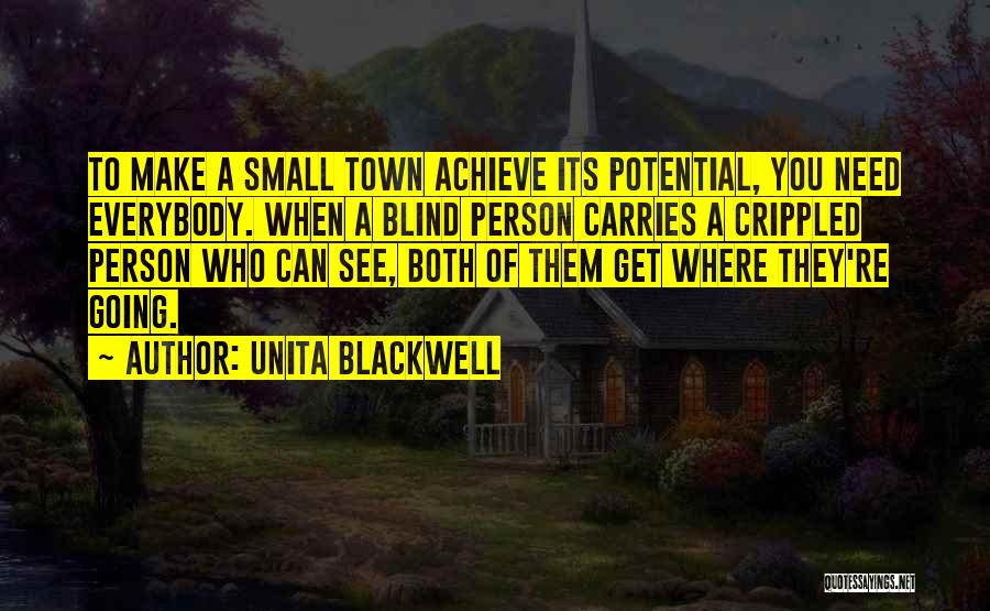 Achieve Potential Quotes By Unita Blackwell