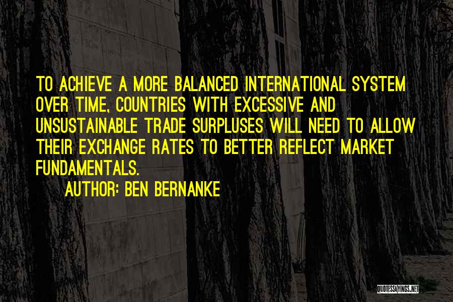 Achieve Quotes By Ben Bernanke