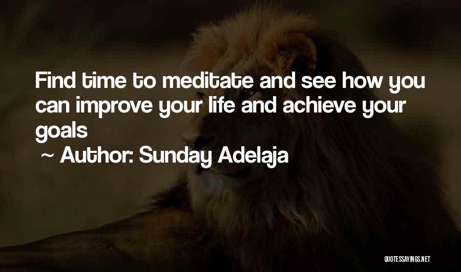 Achieve Your Goals Quotes By Sunday Adelaja