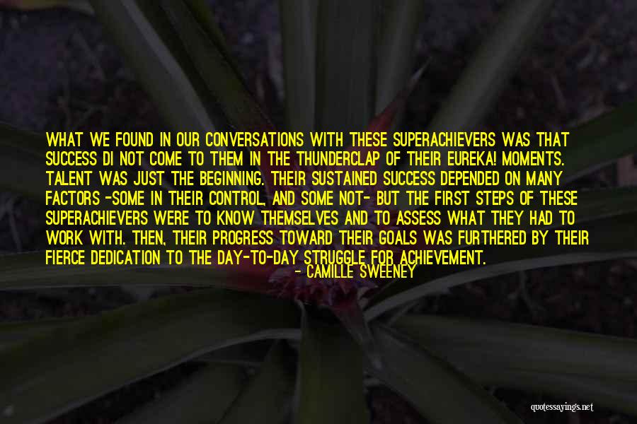 Achievement And Attitude Quotes By Camille Sweeney Achievement And Attitude Quotes By Camille Sweeney