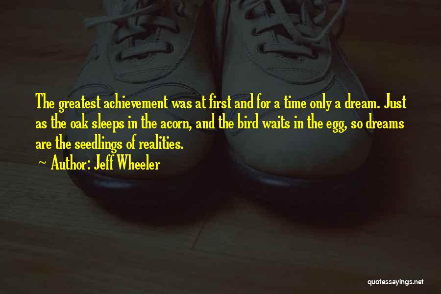 Achievement And Dreams Quotes By Jeff Wheeler