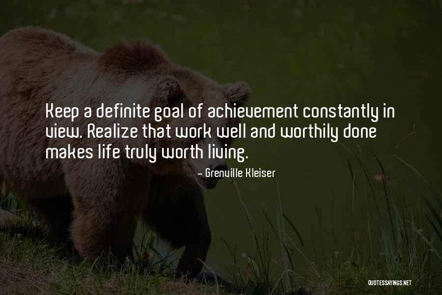 Achievement And Goal Quotes By Grenville Kleiser Achievement And Goal Quotes By Grenville Kleiser