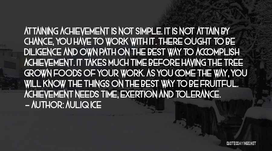 Achievement And Success Quotes By Auliq Ice