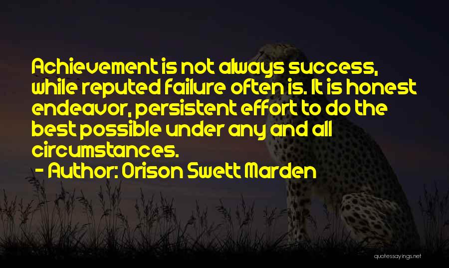 Achievement And Success Quotes By Orison Swett Marden