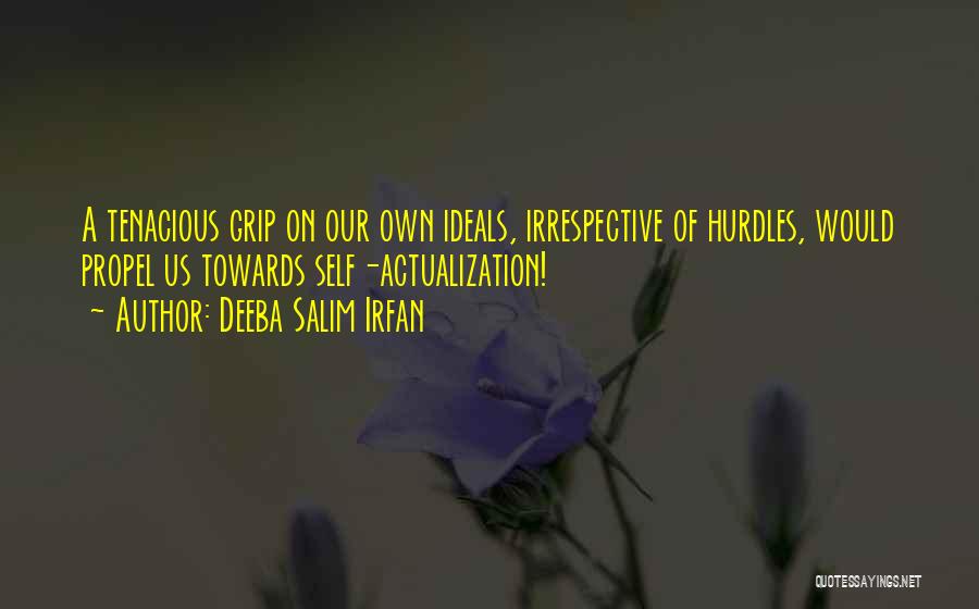 Achievement Goals Quotes By Deeba Salim Irfan