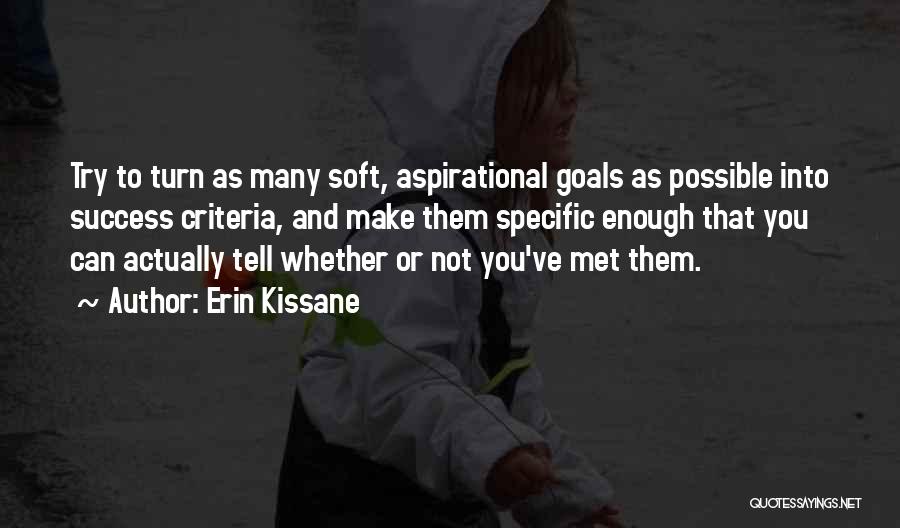 Achievement Goals Quotes By Erin Kissane