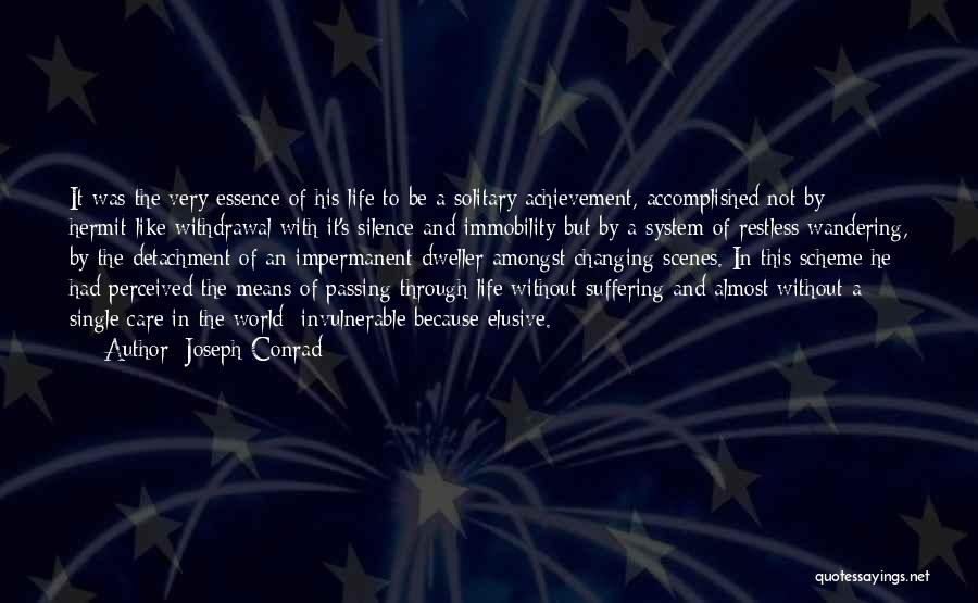 Achievement In Life Quotes By Joseph Conrad